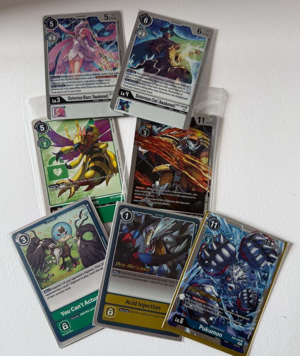 Digimon TCG Trading Card Game Lot of 168 cards
